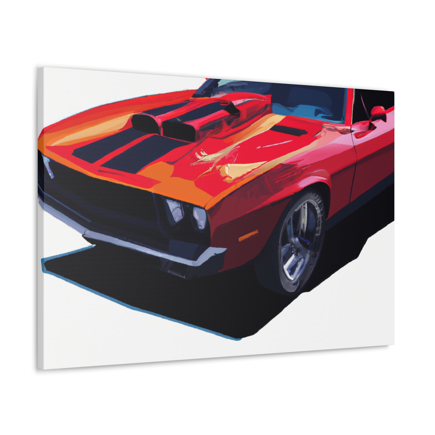 Hot Rod Thunder - Automobile - Canvas