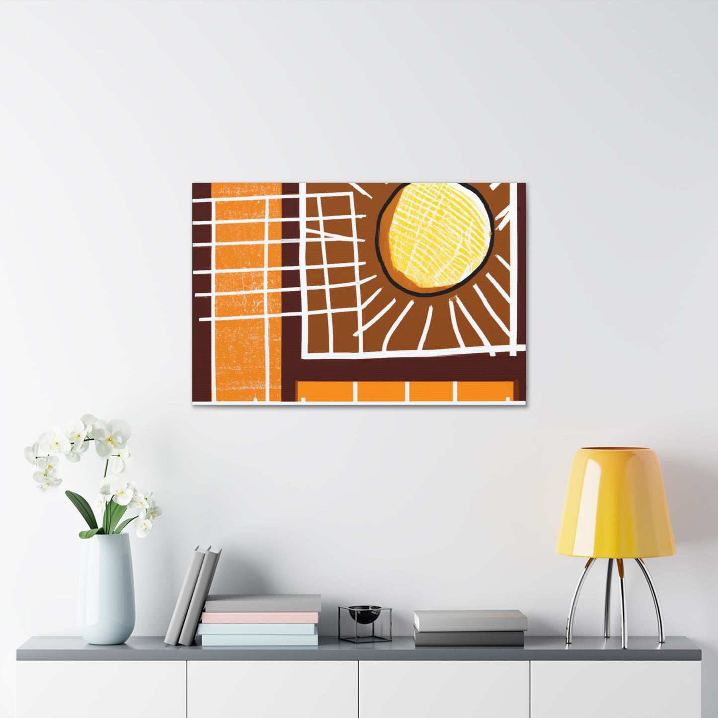 Pow!- Midcentury Canvas