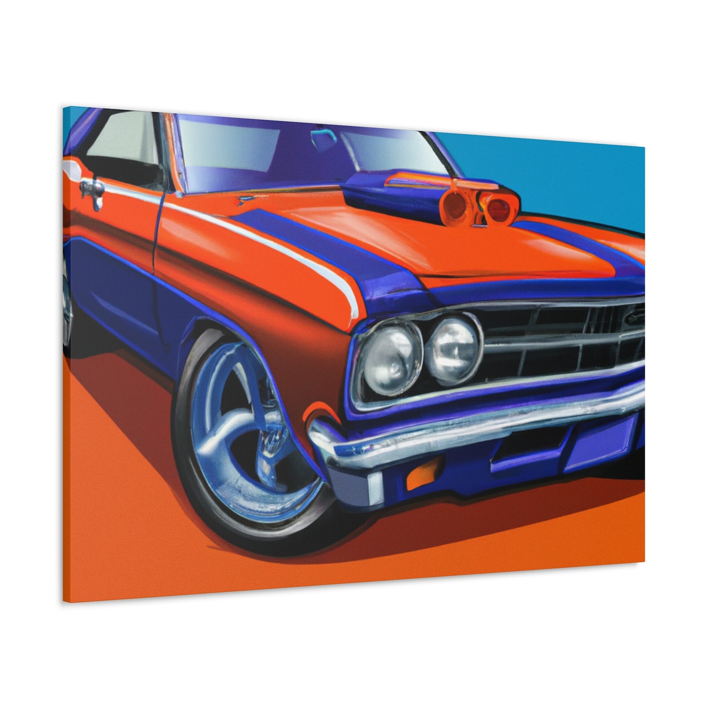 The Mustang Streaker - Automobile - Canvas