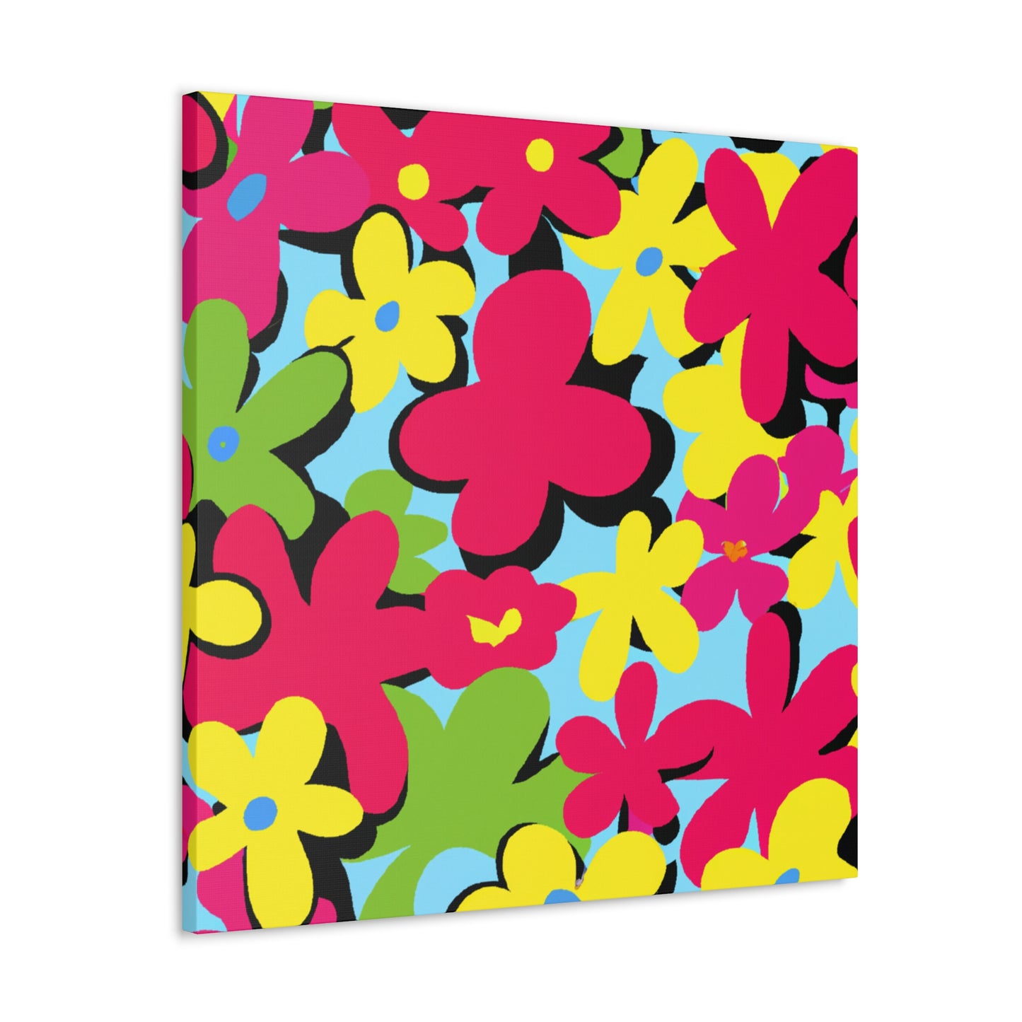 Flower Fields of Fortune - Floral Canvas