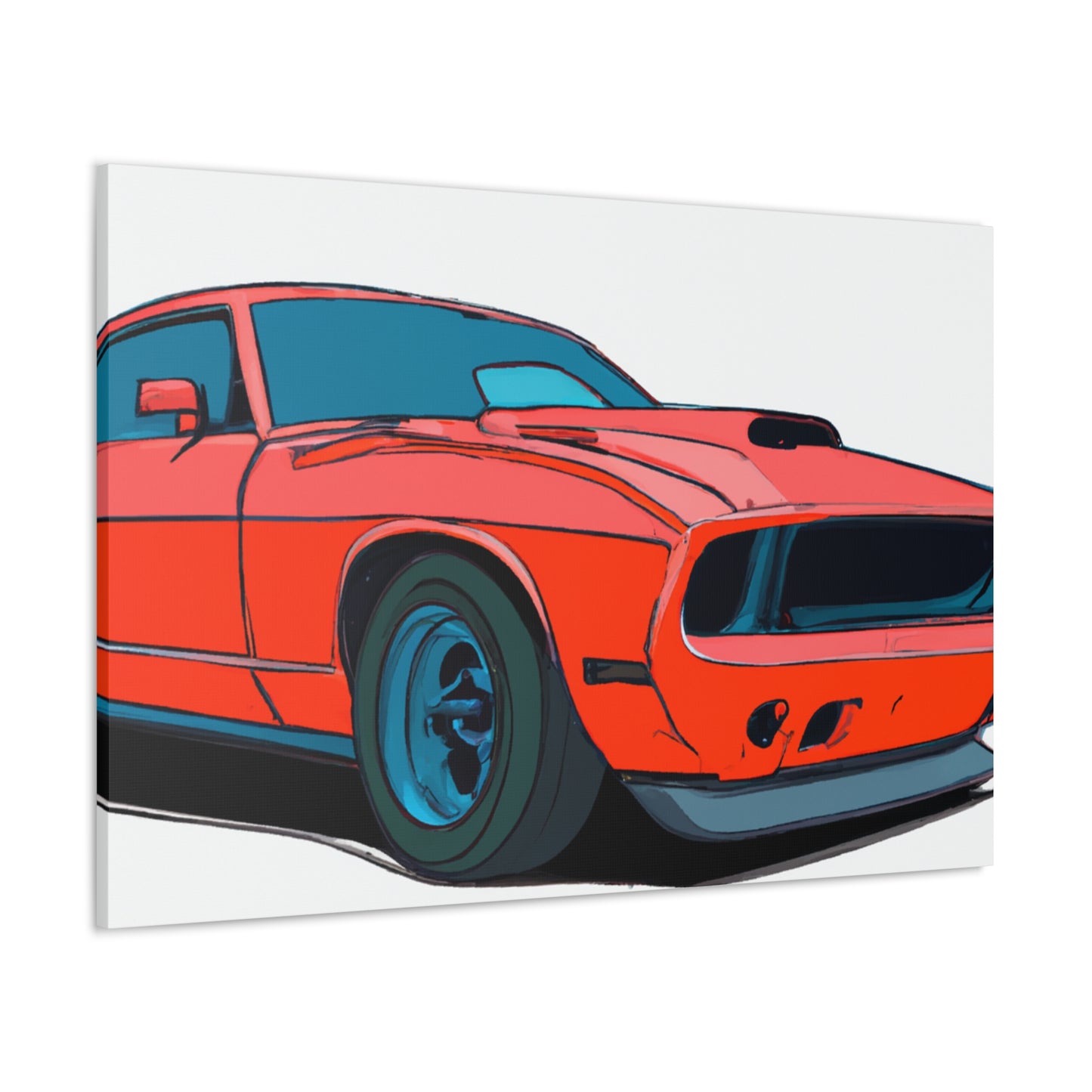 The Inferno- Automobile - Canvas