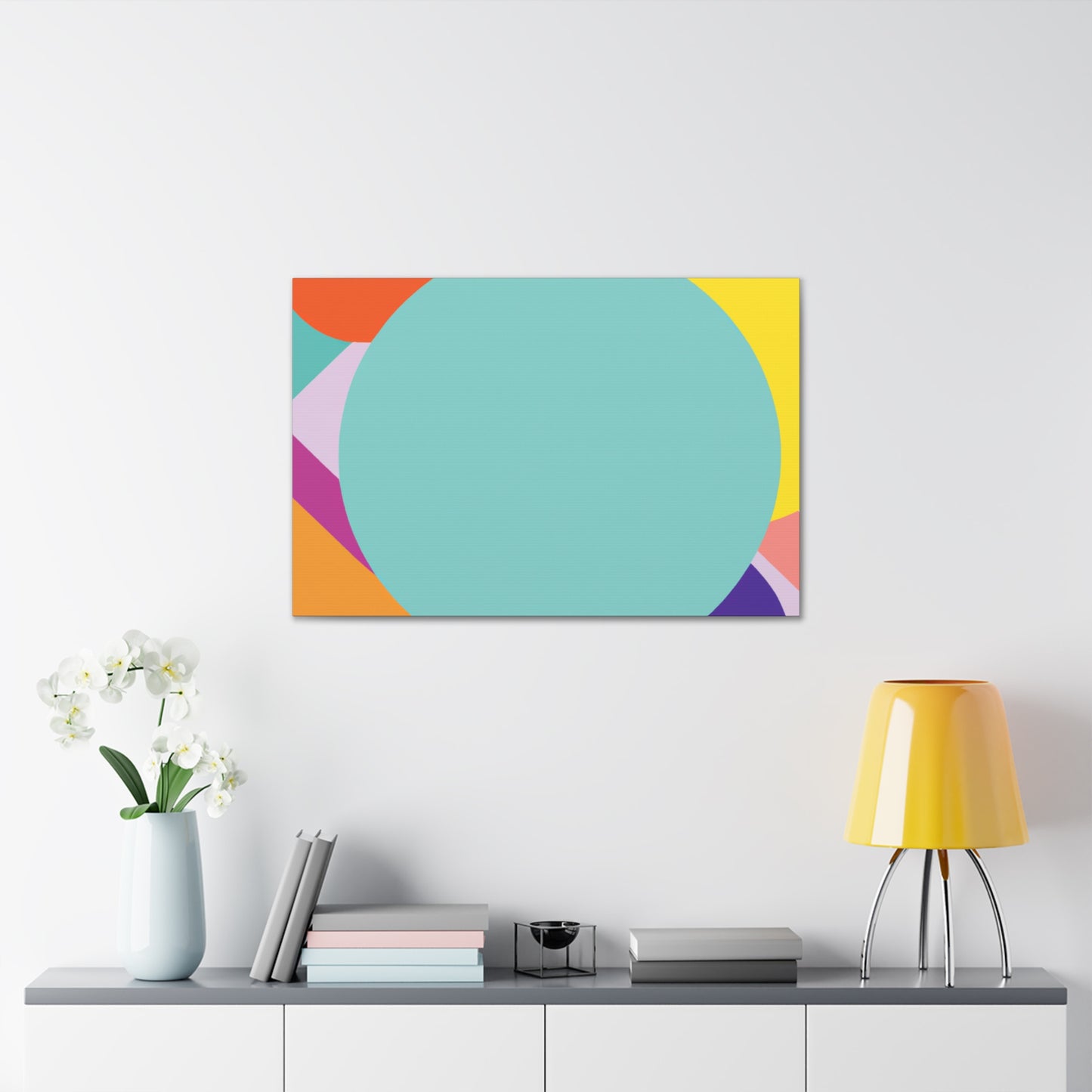 Mosaic Facade - Midcentury - Canvas