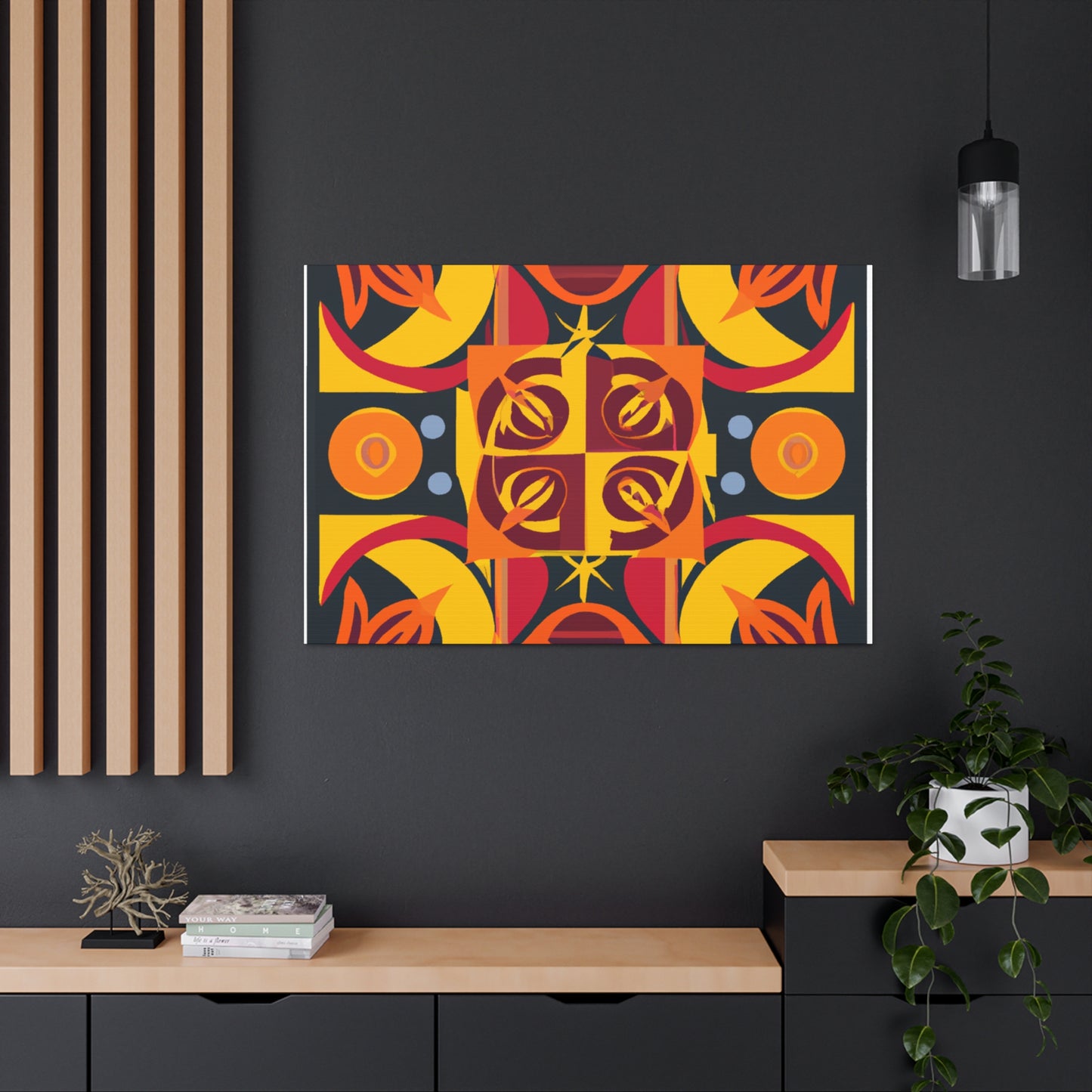 Mountain Puporius - Midcentury Canvas