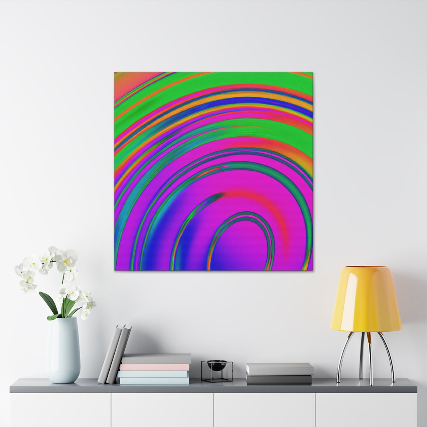 Aqualea- Abstract - Canvas