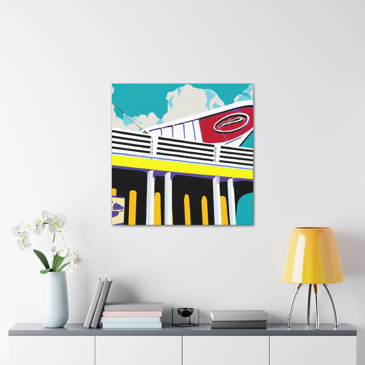 "Happy Days Diner" - Pop Art Canvas