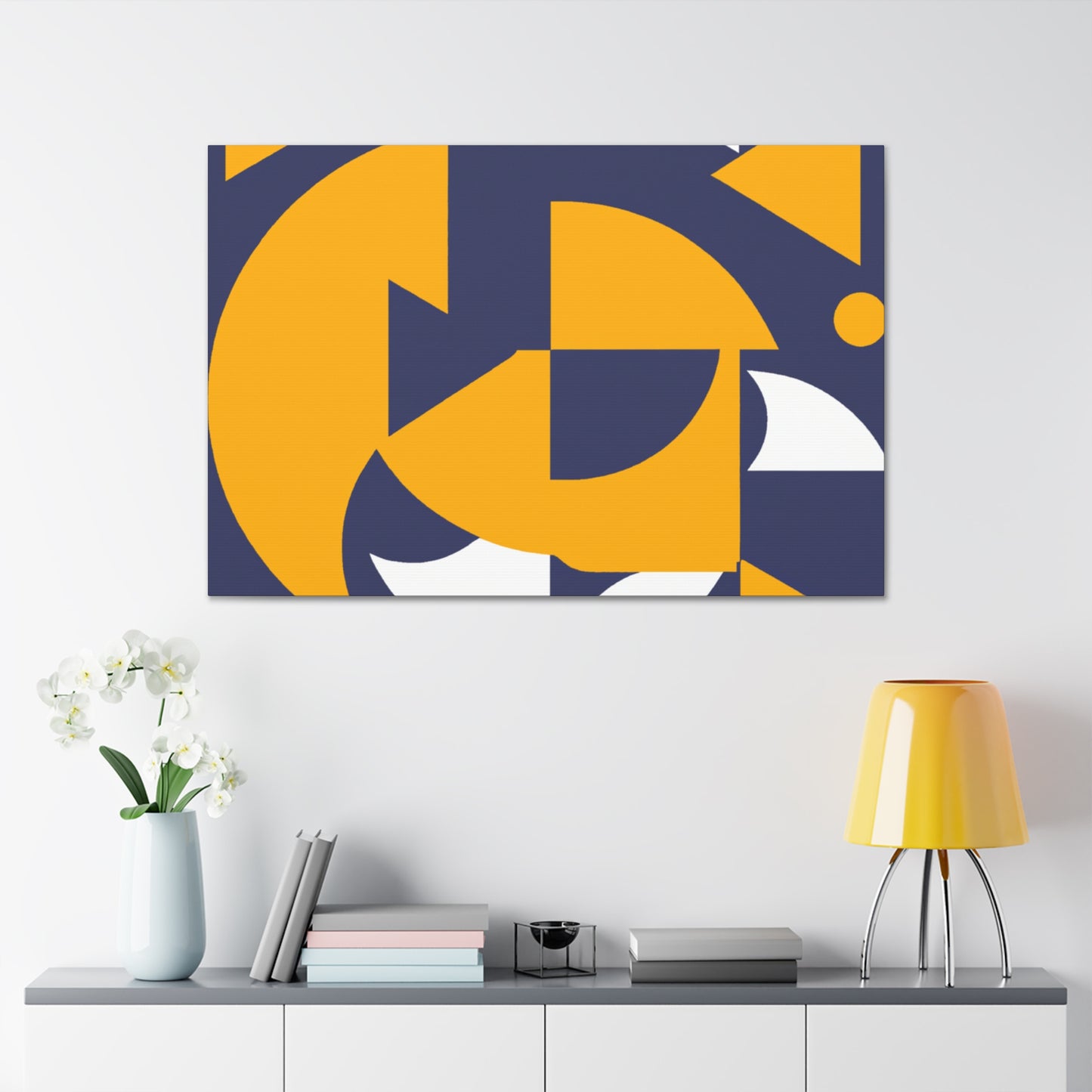 "Starry Escapades - Midcentury" - Canvas