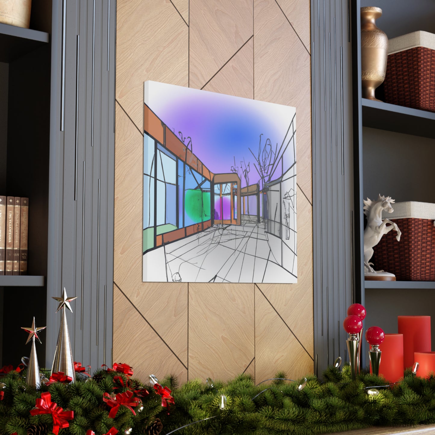 Even Of Winter - Canvas - Architectural