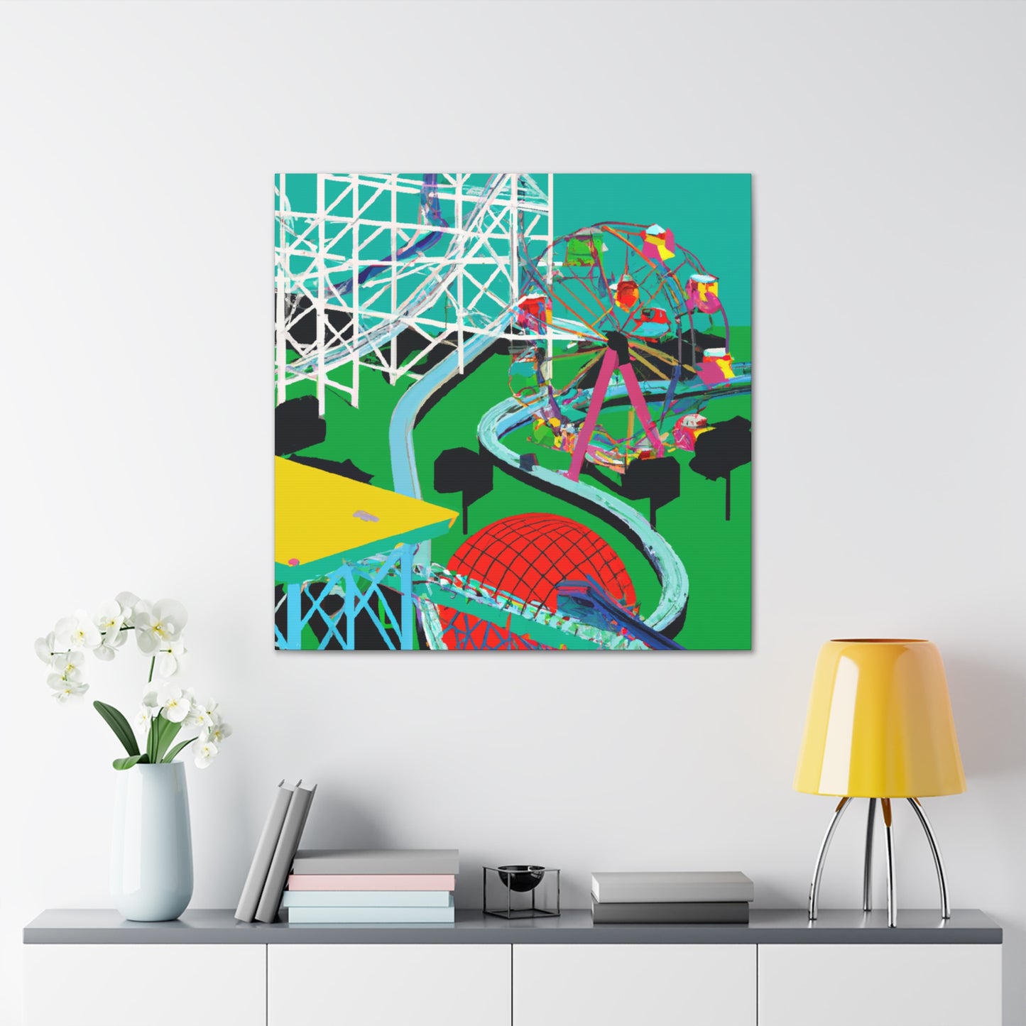 Thrilltopia - Amusement - Canvas