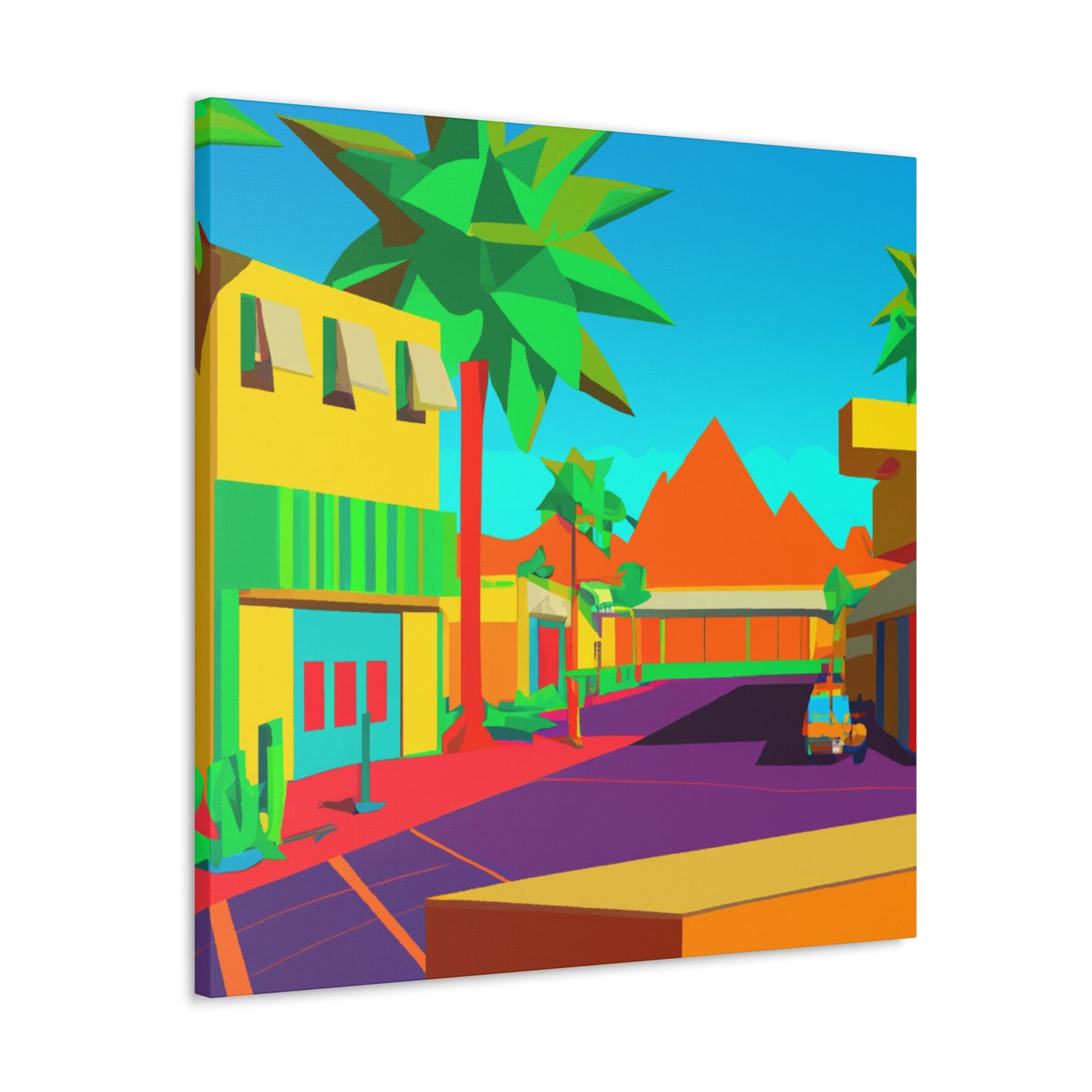 Desert Dreamscape - Architectural - Canvas