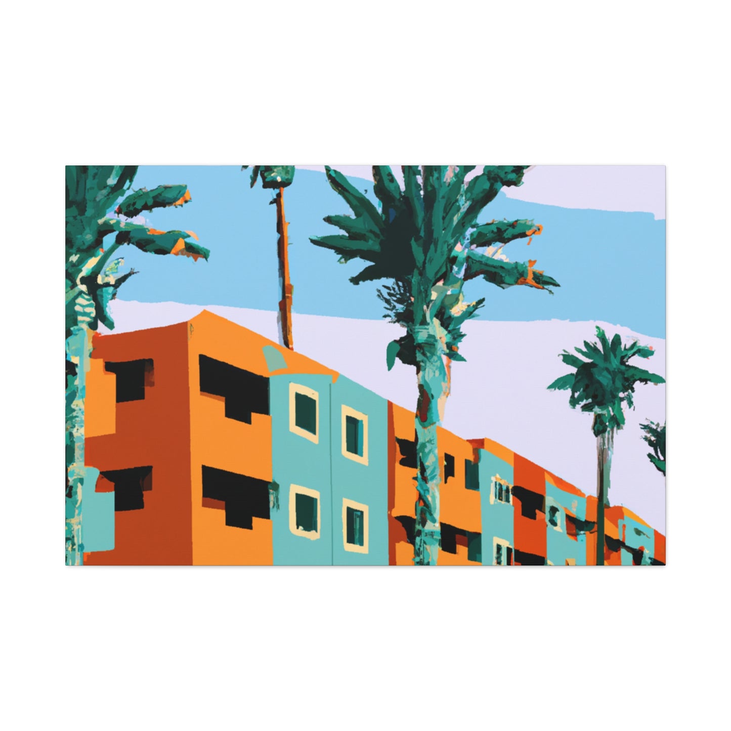 Parched Palette - Architectural - Canvas