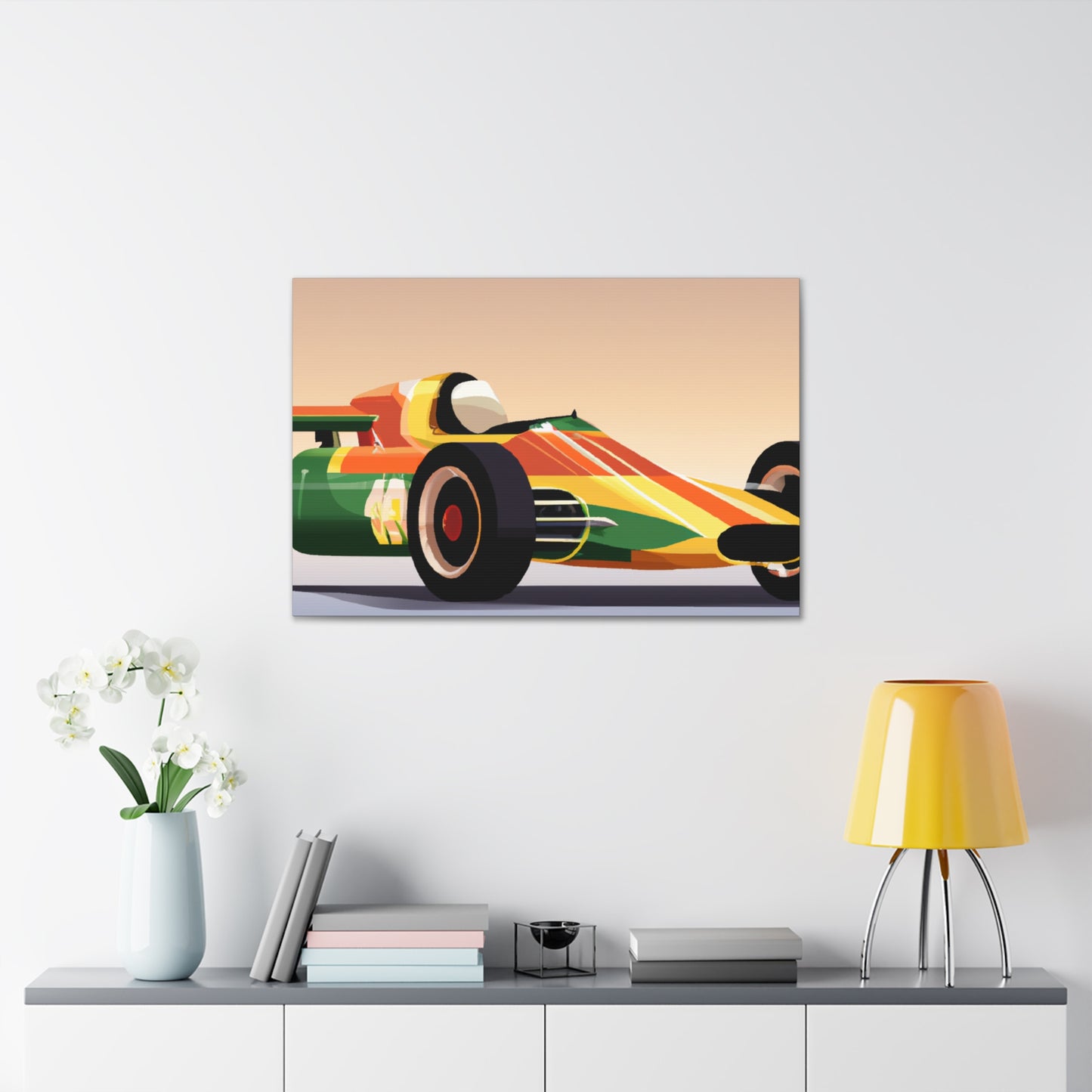 Lightning Flash - Automobile - Canvas