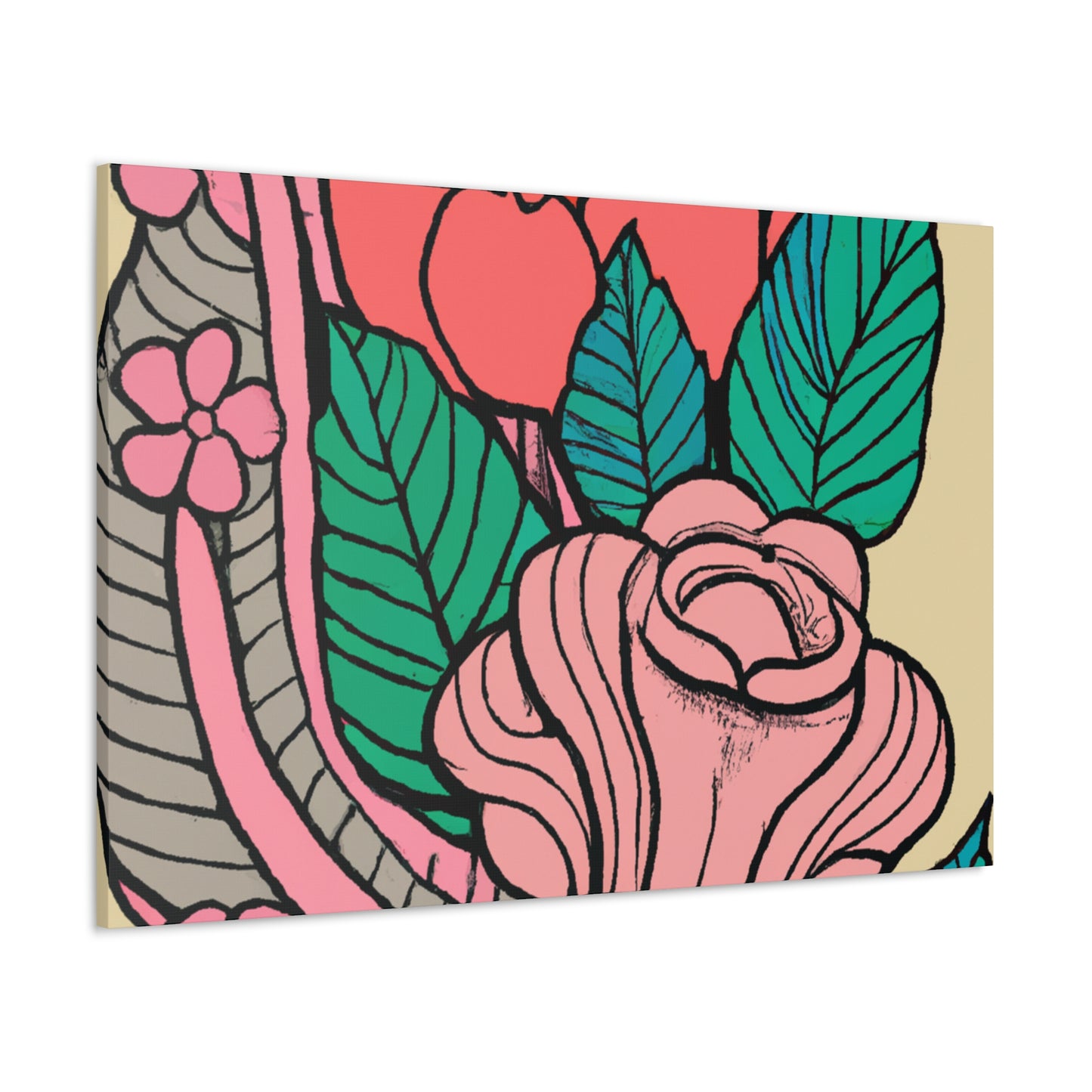 Blissful Delight - Floral - Canvas