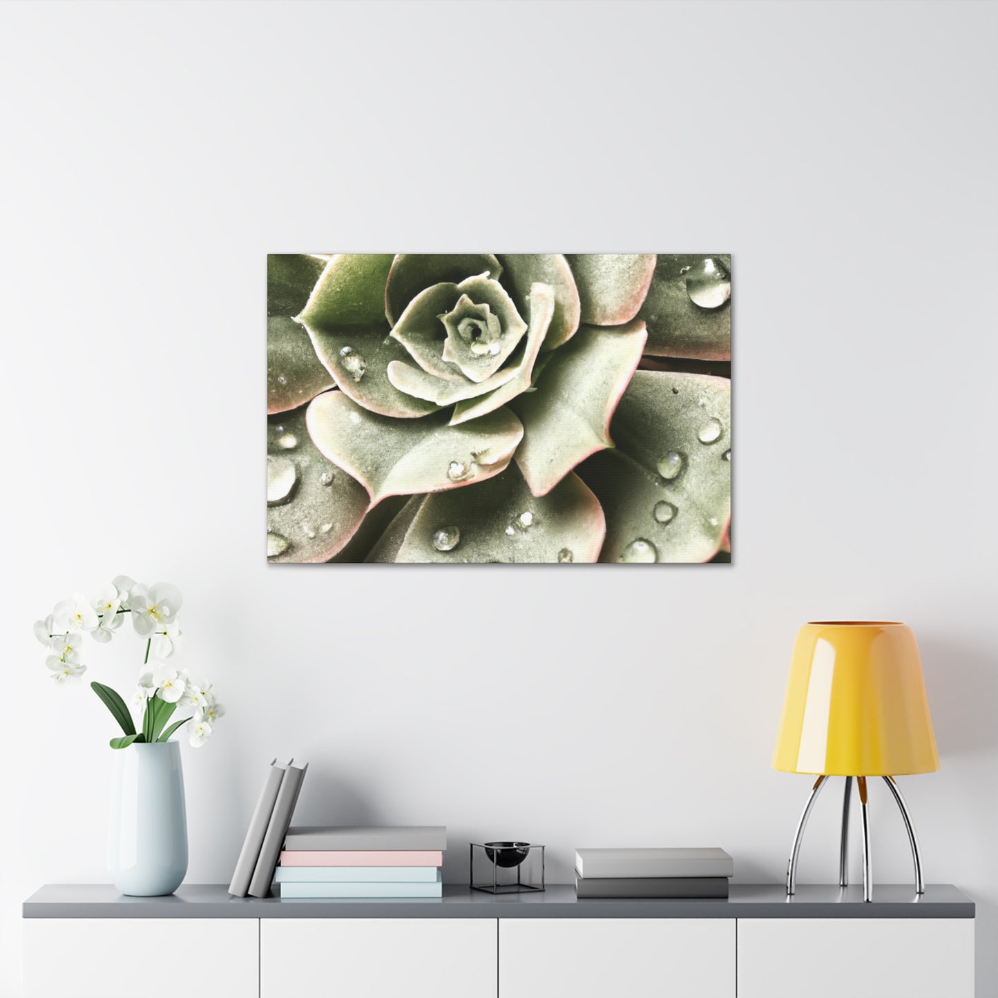 Neutral Close Up - Canvas - Succulent