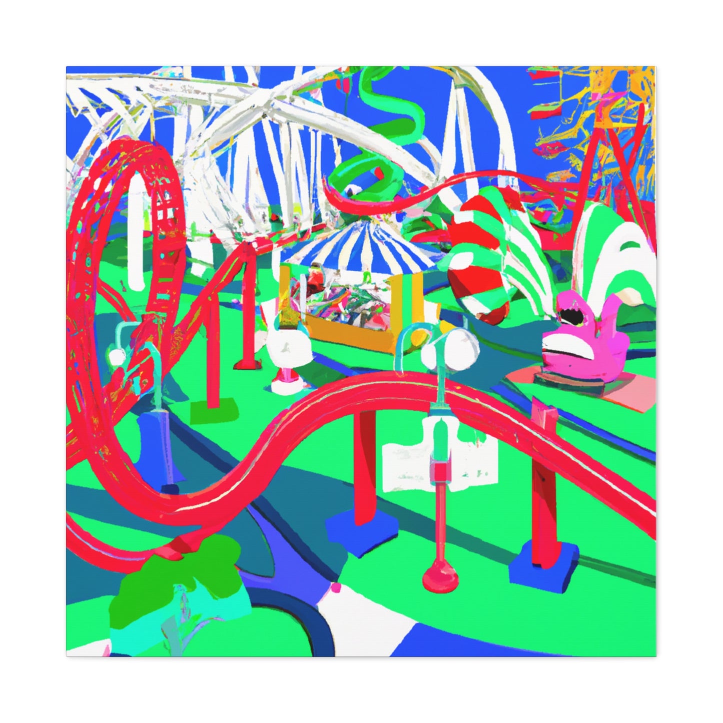 Sleigh Ride Spectacular - Amusement - Canvas