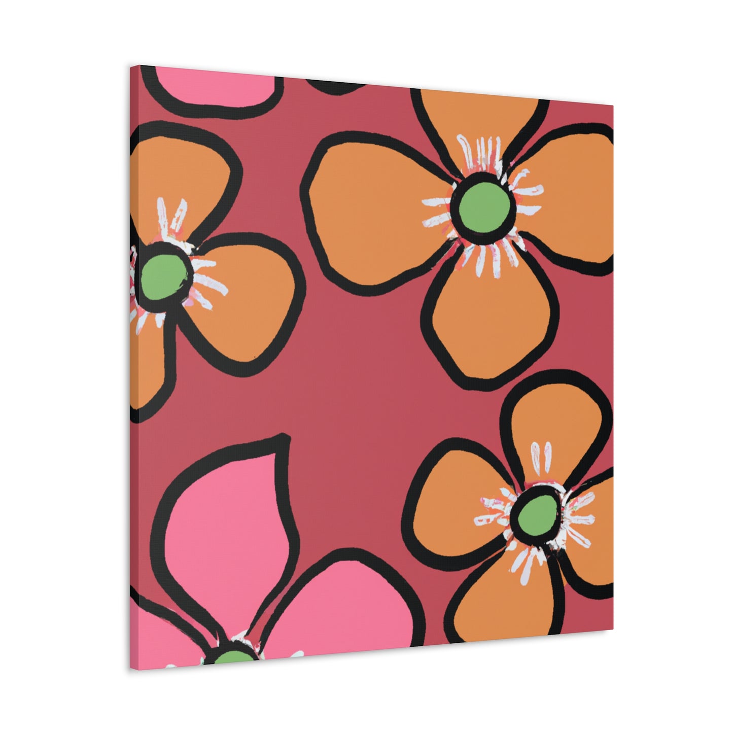 Blossomy - Floral - Canvas