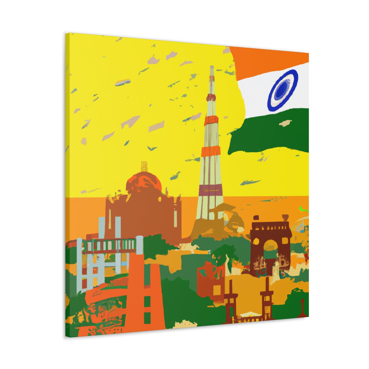 Taj Majal - Destination India - Canvas
