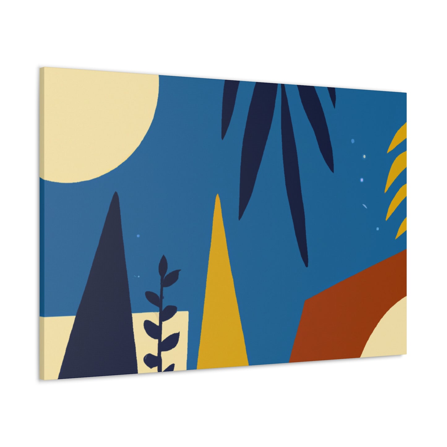 Blue Sky - Midcentury Canvas