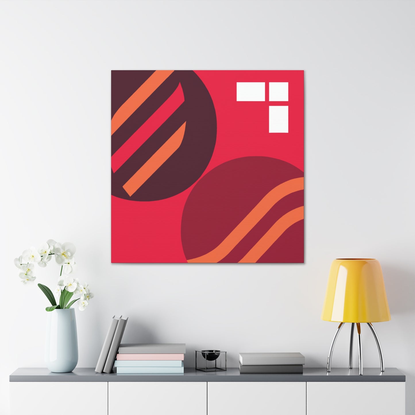 Jazzy Expressway- Midcentury - Canvas
