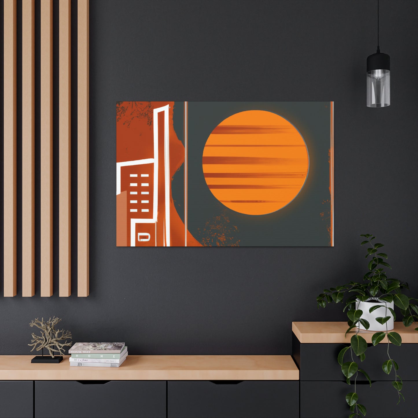 Full Blown - Midcentury Canvas