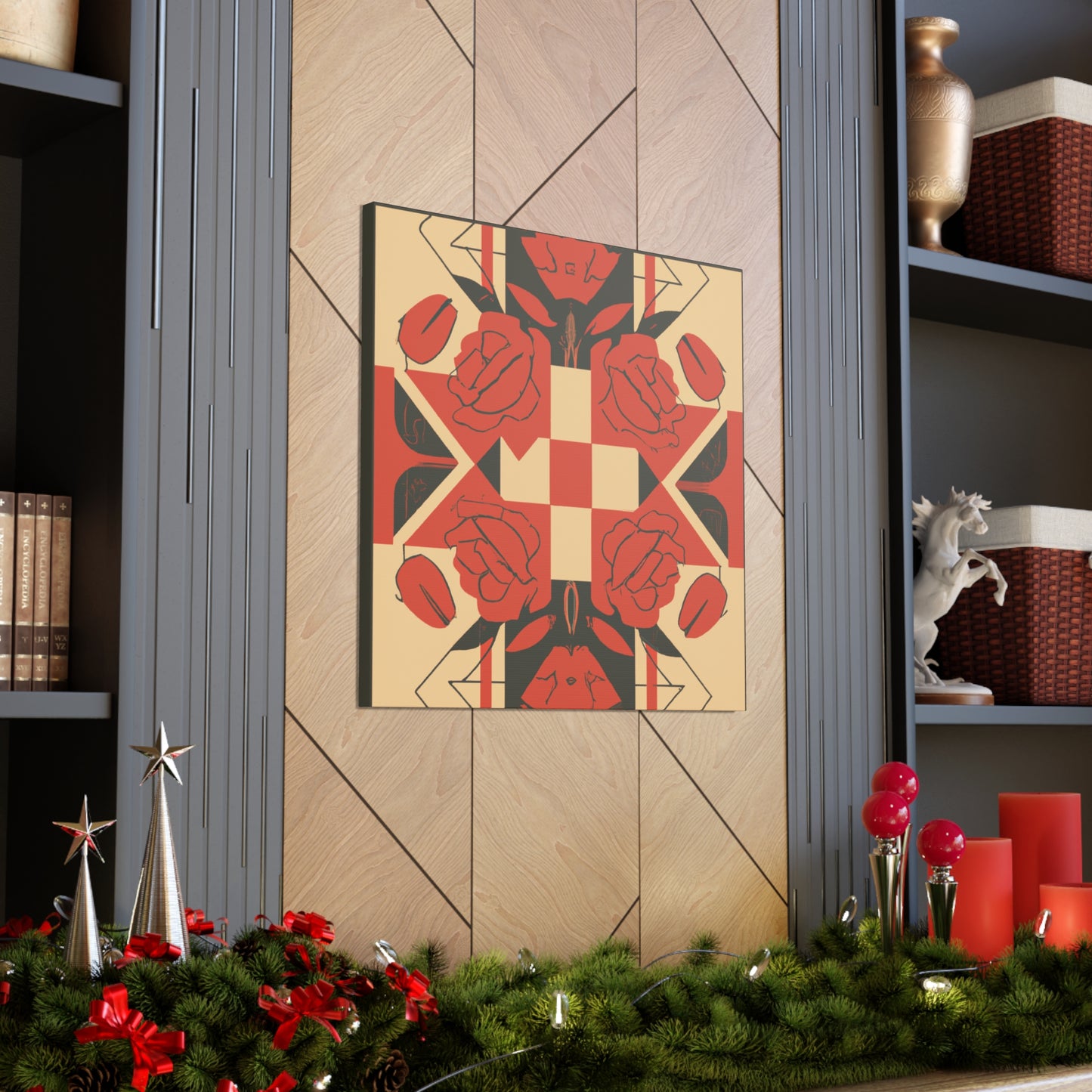 Game Of Roses - Midcentury Canvas