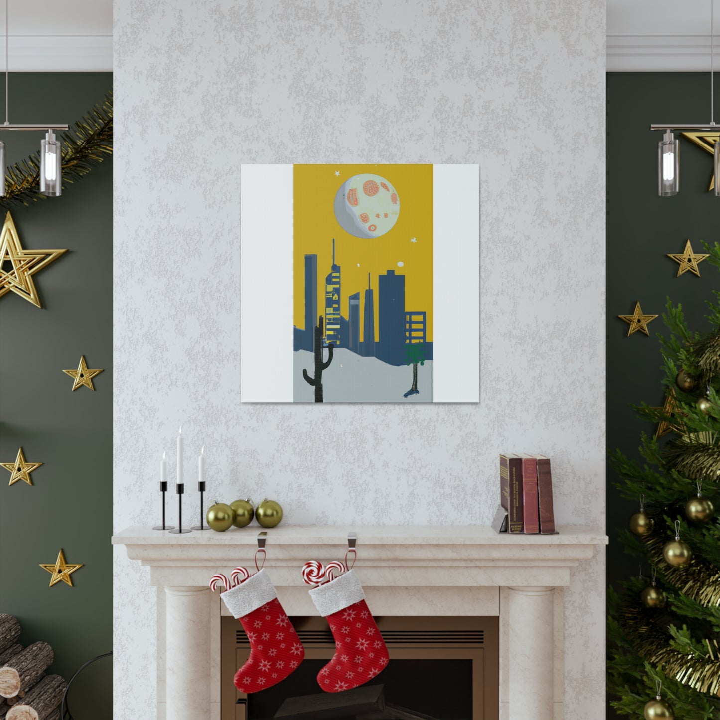 Skyhigh - Midcentury Canvas