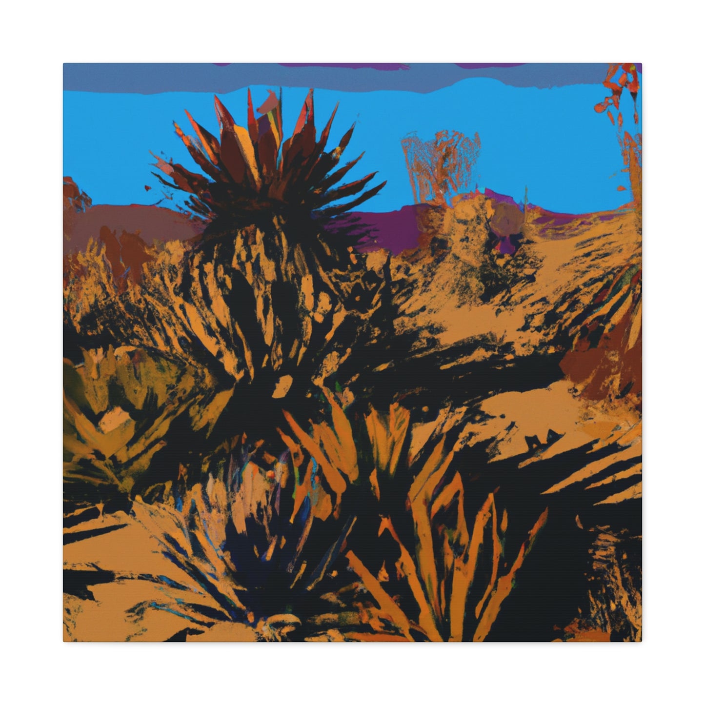 Sandmoon Landscape - Canvas - Desertt