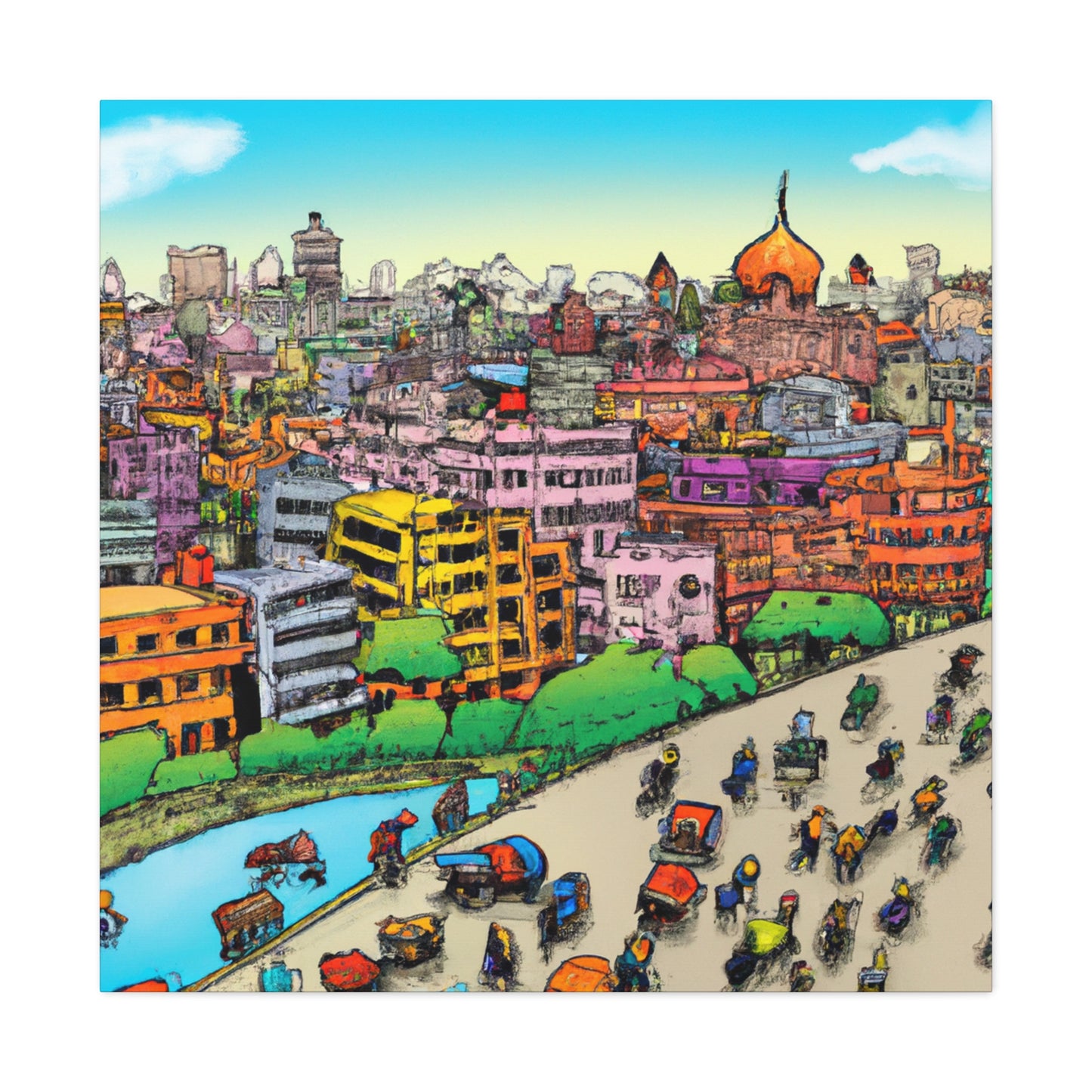 Saffron Spice - Destination India - Canvas