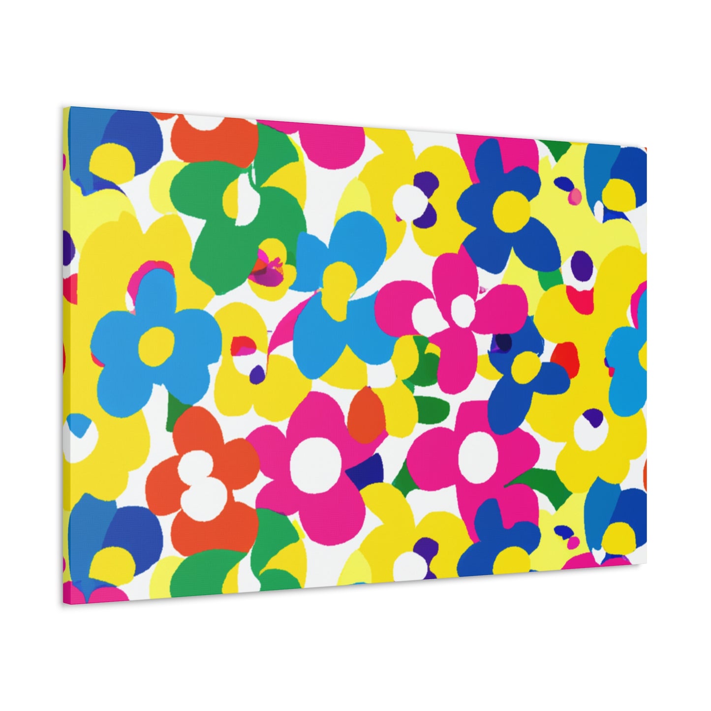 Floral Facets - Floral Canvas
