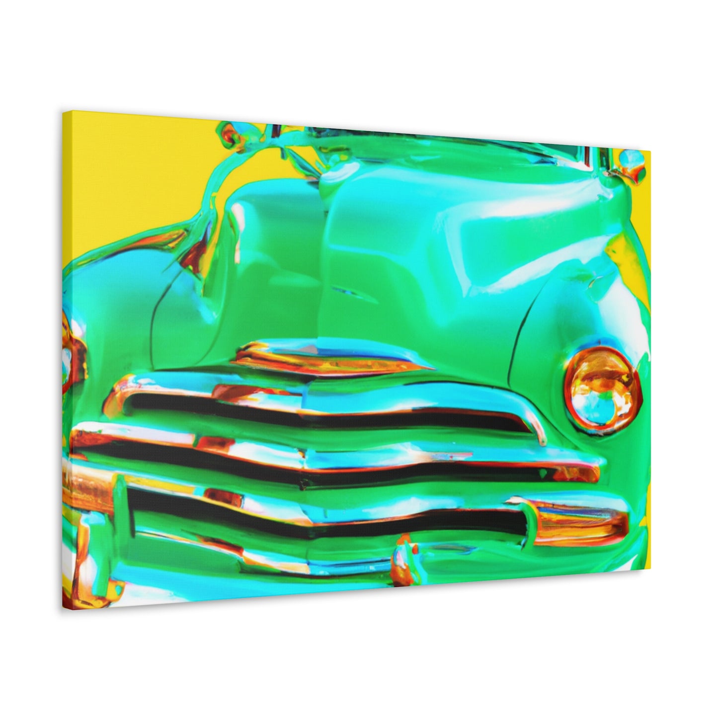 Green Cruiser - Automobile Canvas
