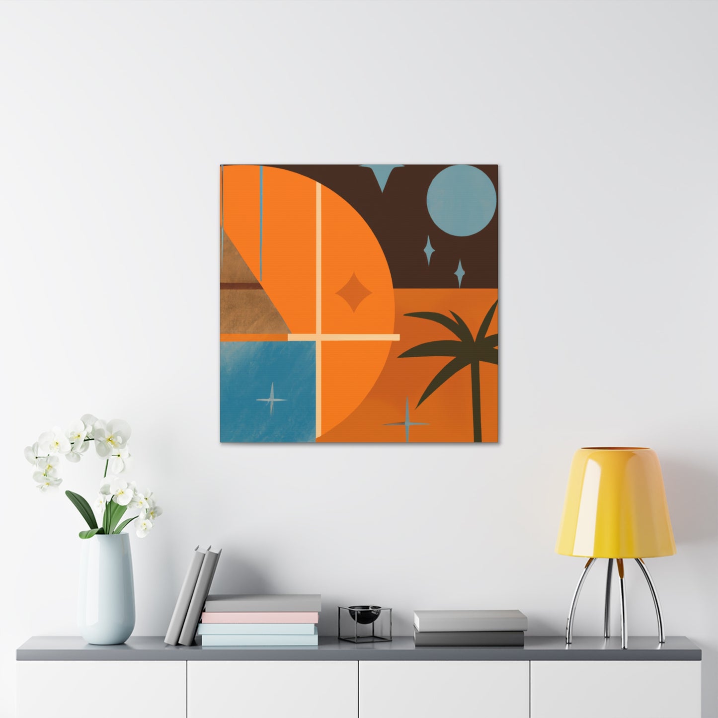 Maddeningly Moody- Midcentury - Canvas