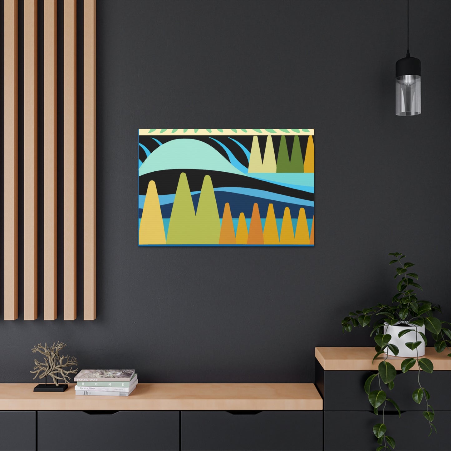 Forrest Play - Midcentury Canvas