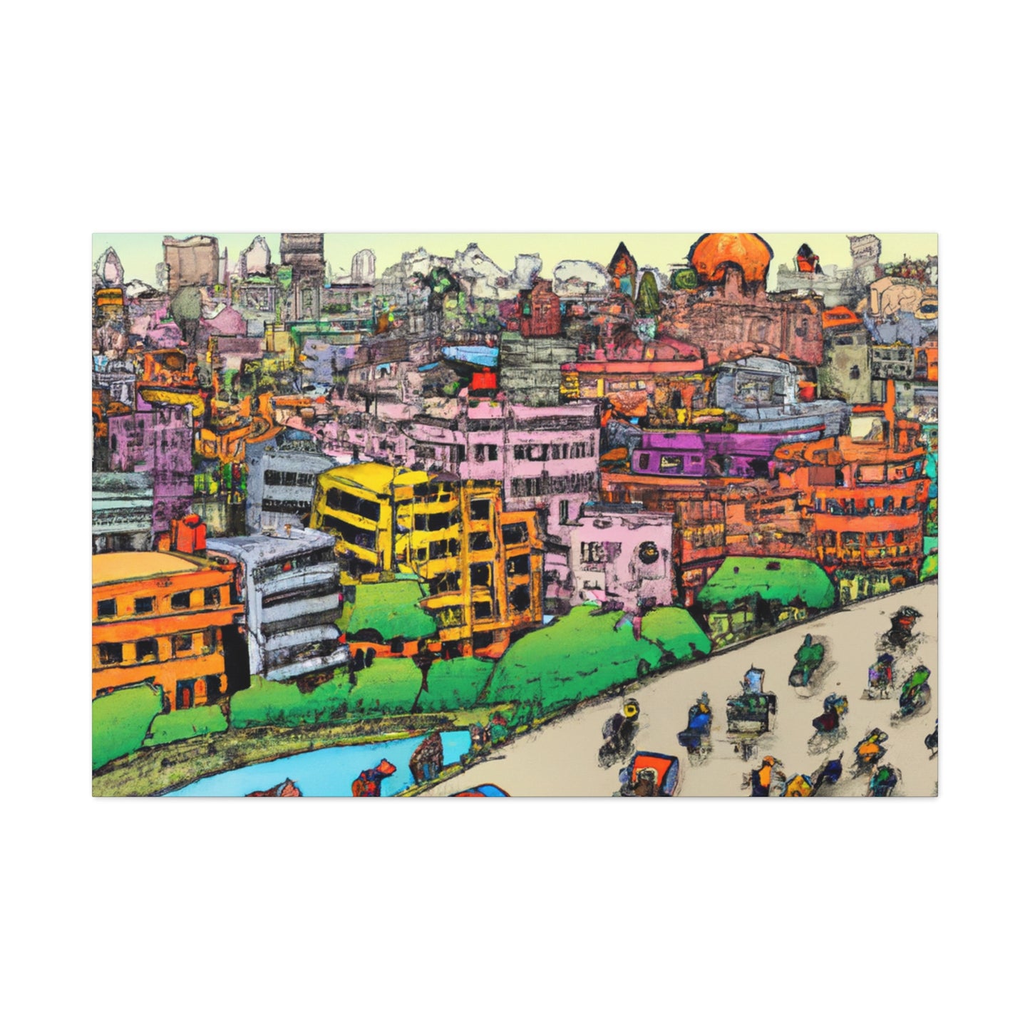 Saffron Spice - Destination India - Canvas