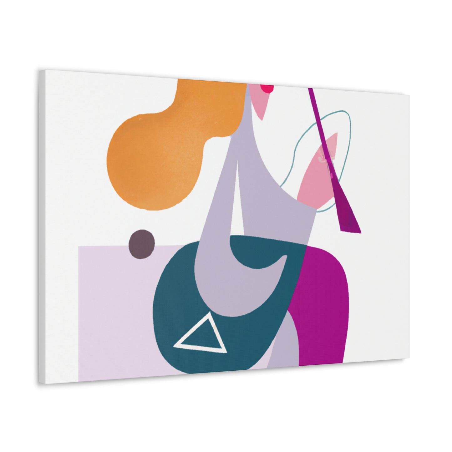 Vibrant Oasis - Midcentury - Canvas