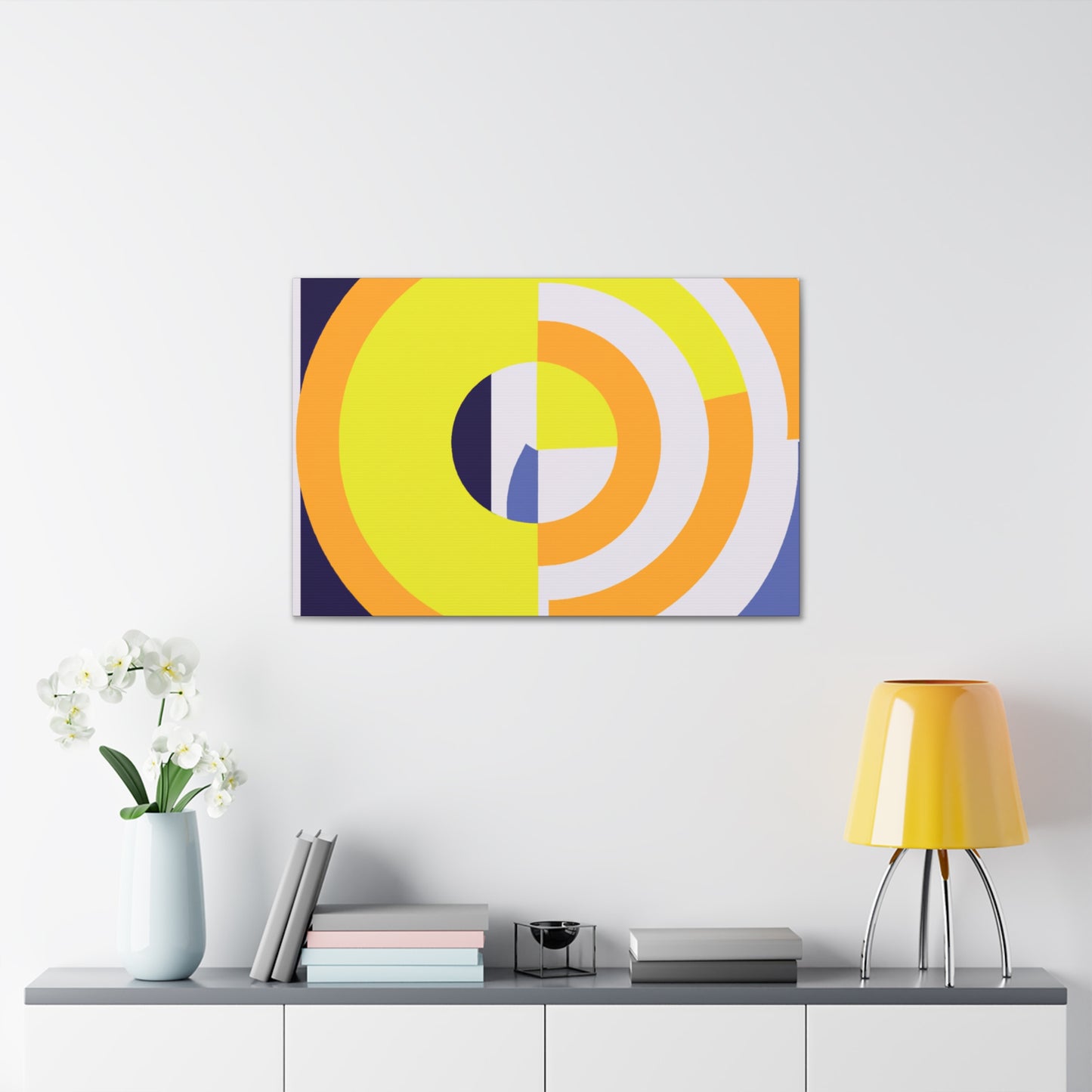 Collision of Color - Midcentury - Canvas