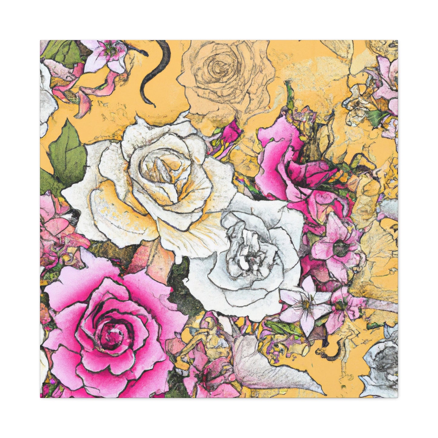 Blossomtopia - Floral - Canvas