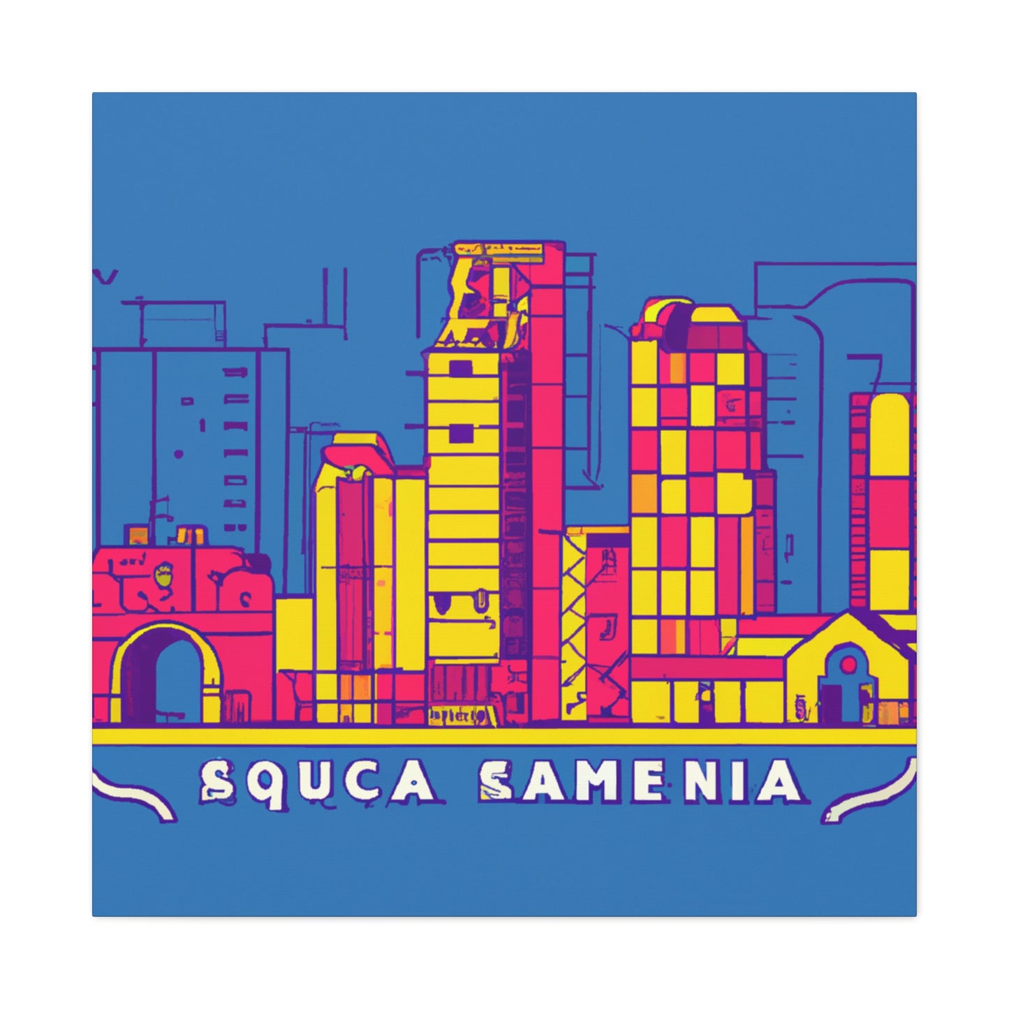 Salone del Sur - South America - Canvas