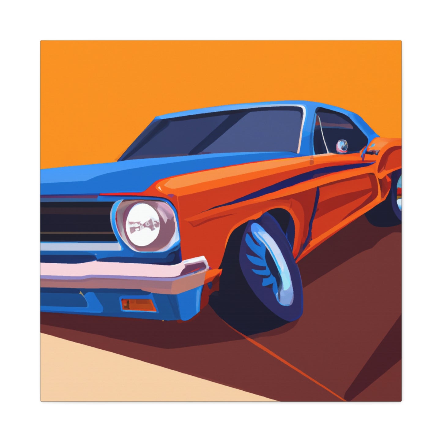 Roaring Rocket - Automobile - Canvas