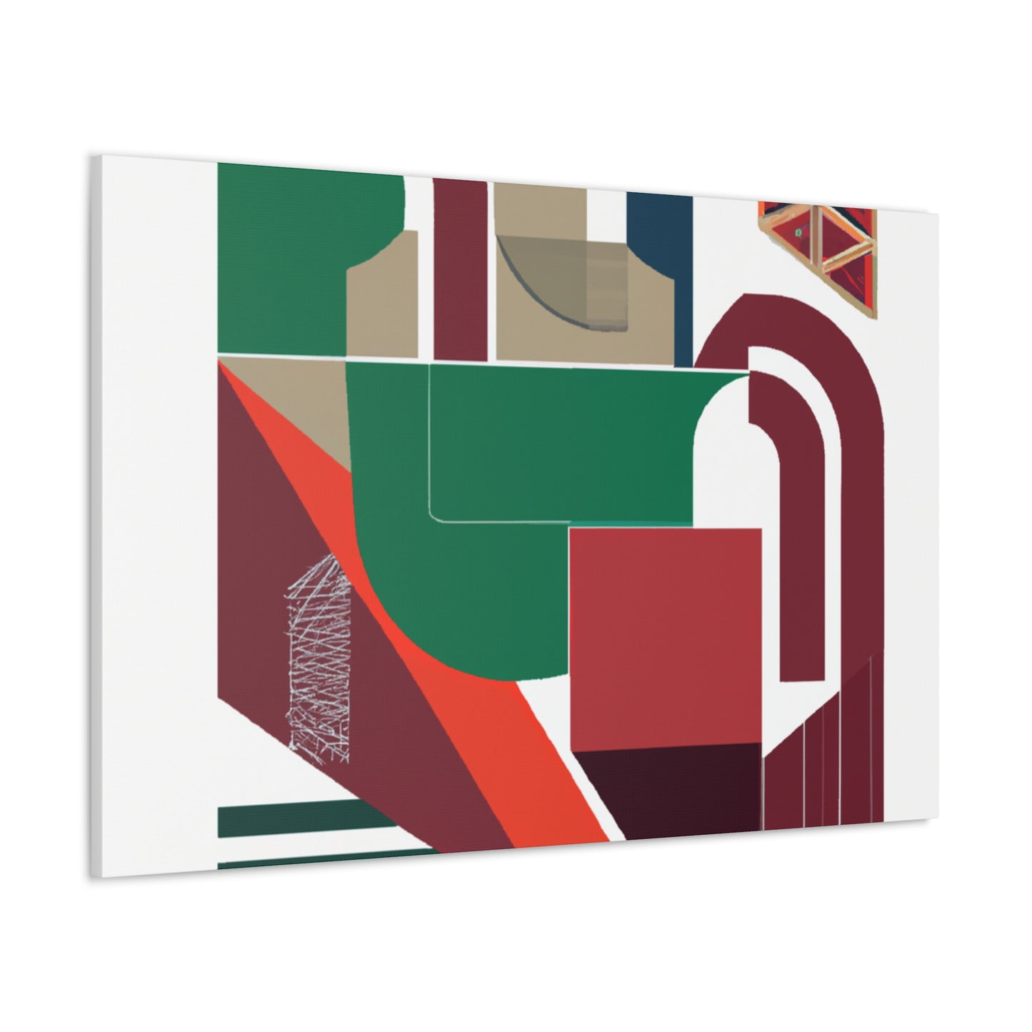 Giraffeon. - Midcentury Modern Canvas