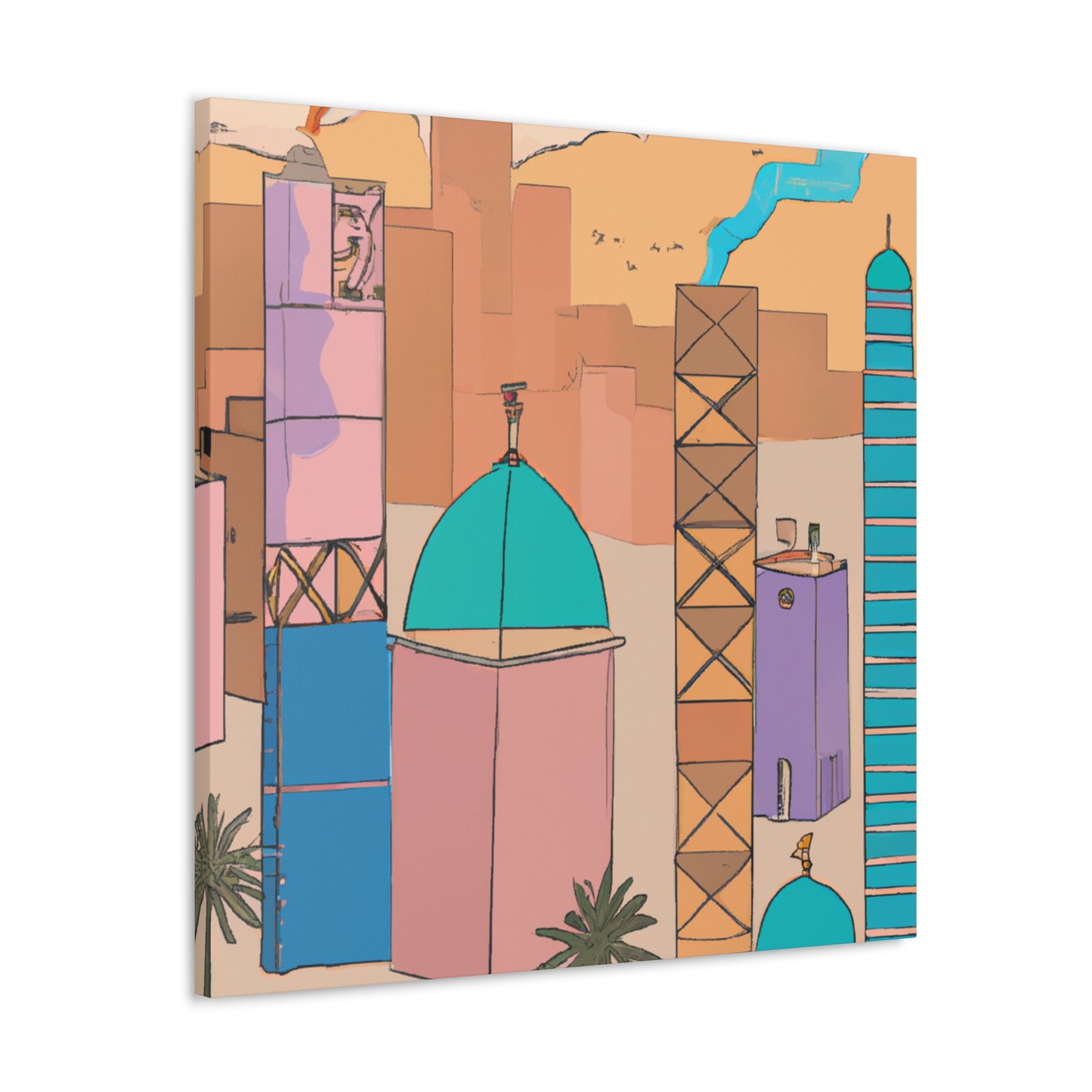 Hamsar - Middle East - Canvas