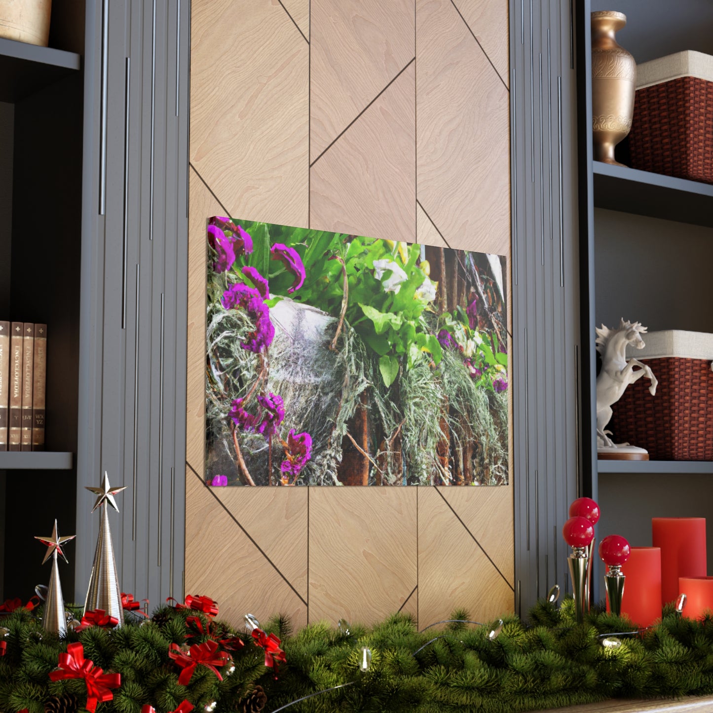 "Garden of Abundance" - Floral Canvas