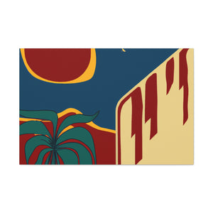 Floppy Pouncer - Midcentury Canvas