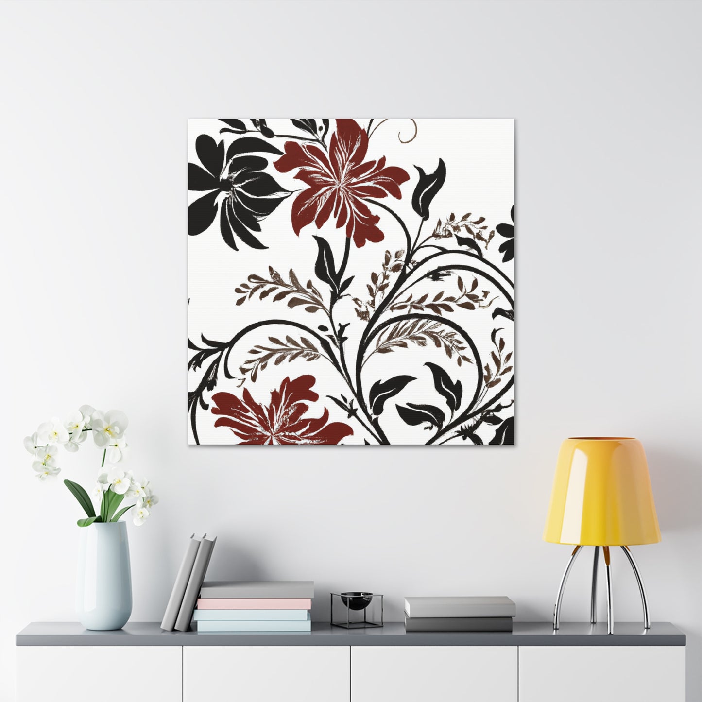 Lotusly - Floral - Canvas