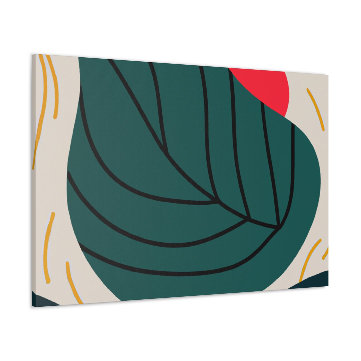 Simplicity Leaf - Minimalism - Canvas