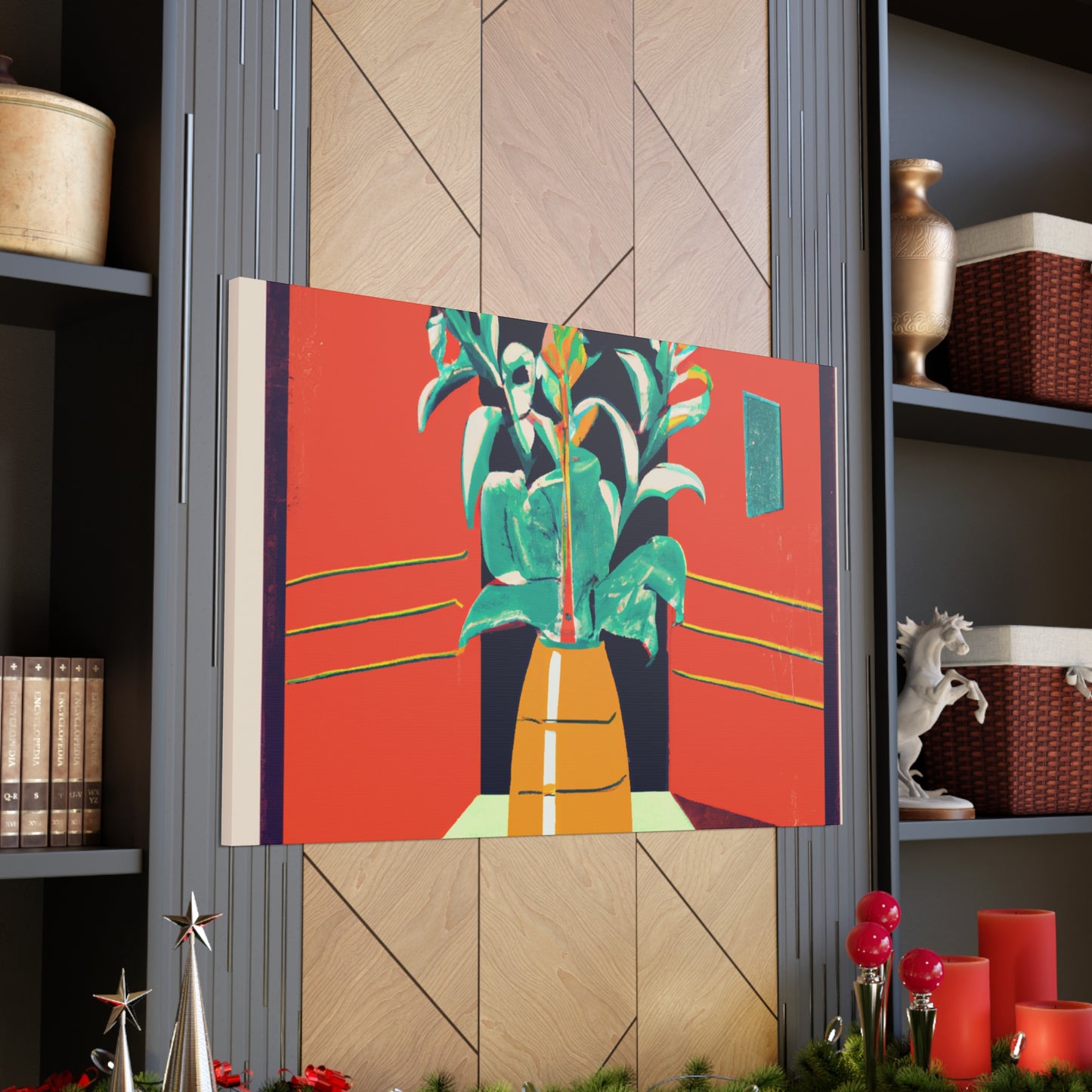 Cheetah-Sparkle - Midcentury Canvas