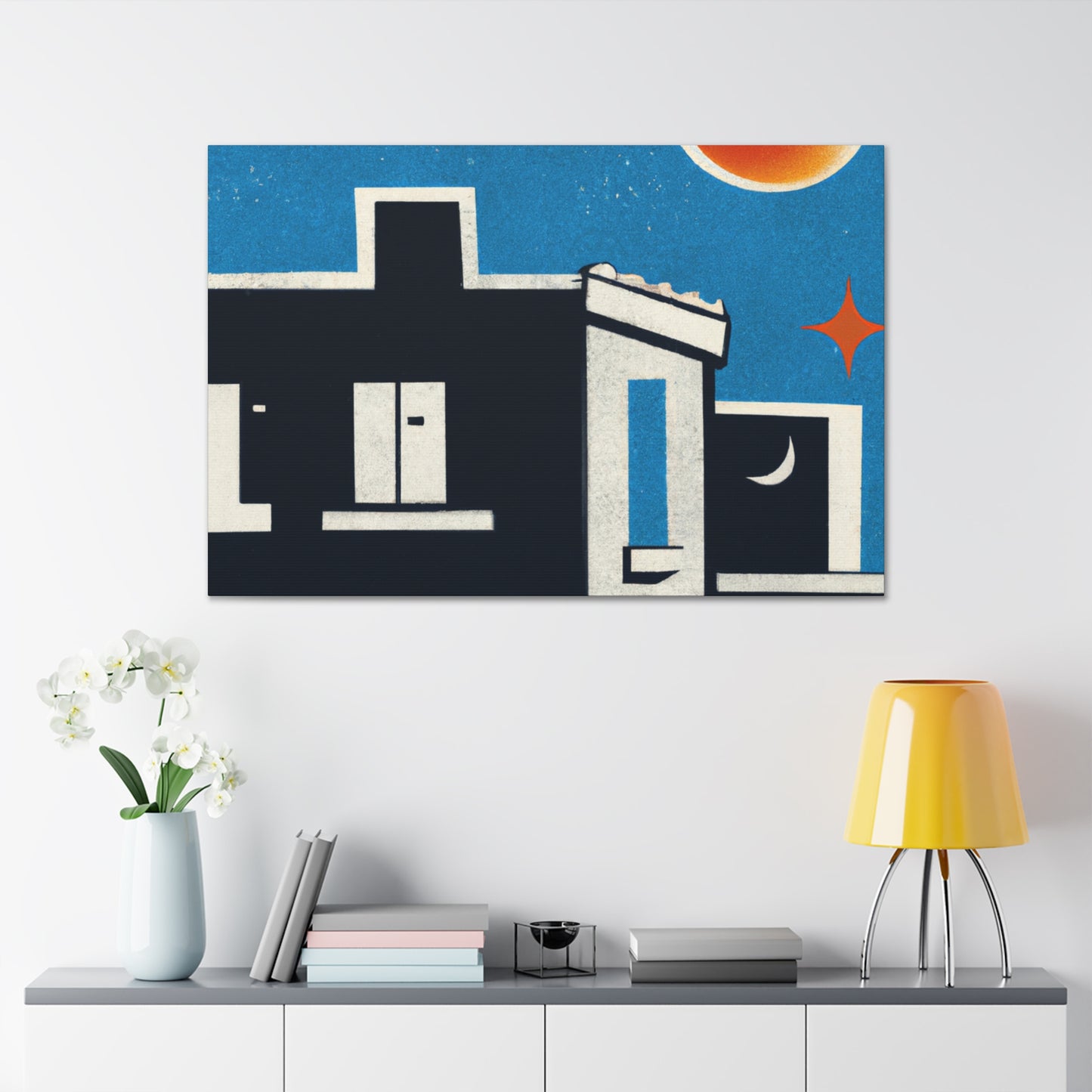 Funky Town - Midcentury Canvas