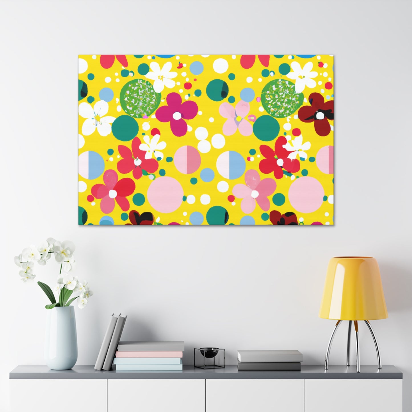"Floral Symphony" - Floral Canvas