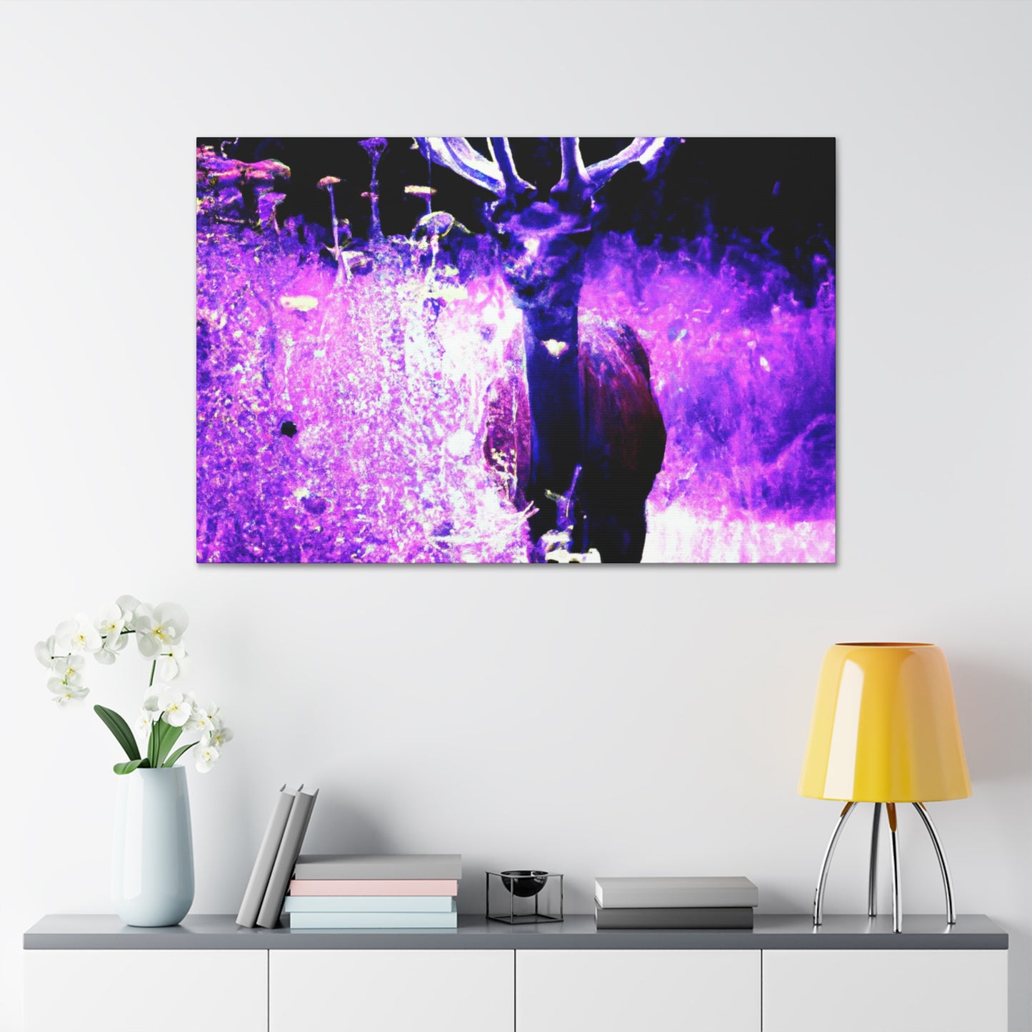 Purple Rudolph- Canvas - Wildlife