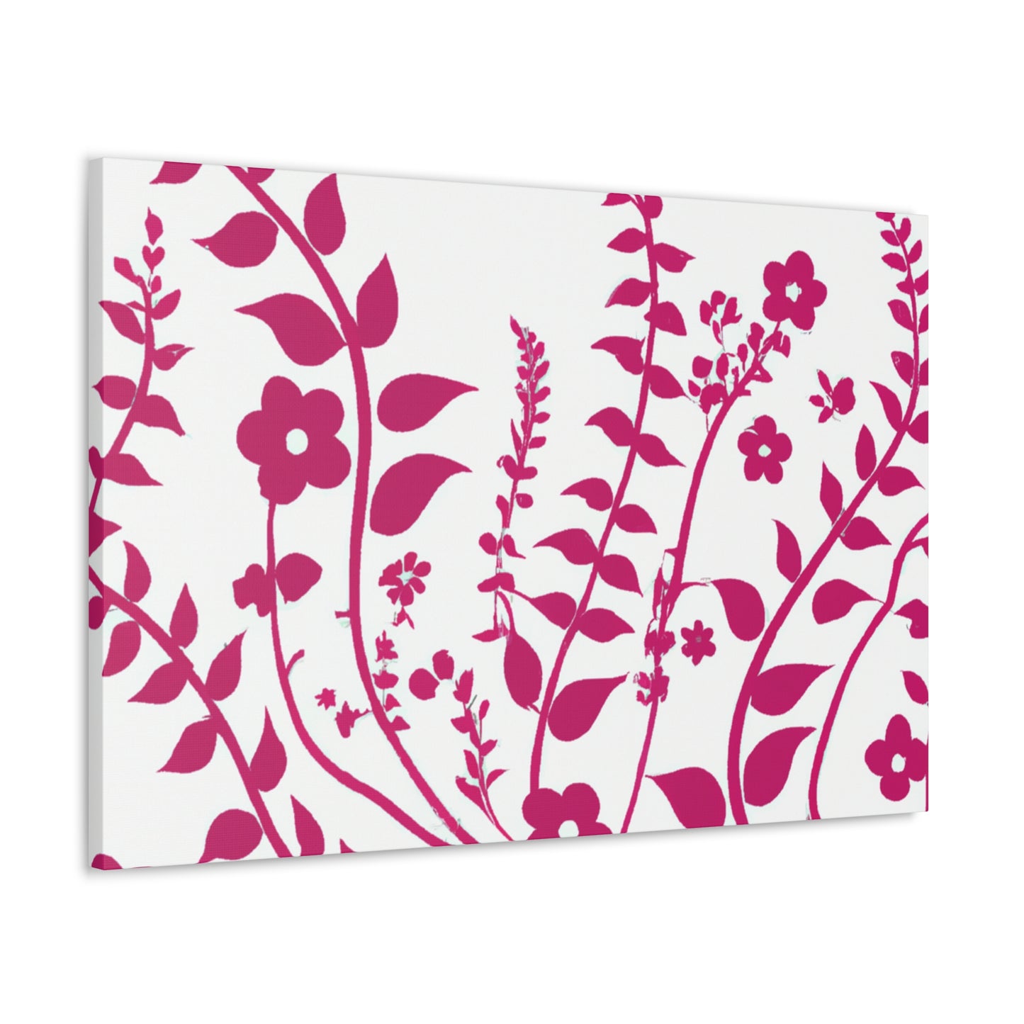 Carmine - Floral - Canvas