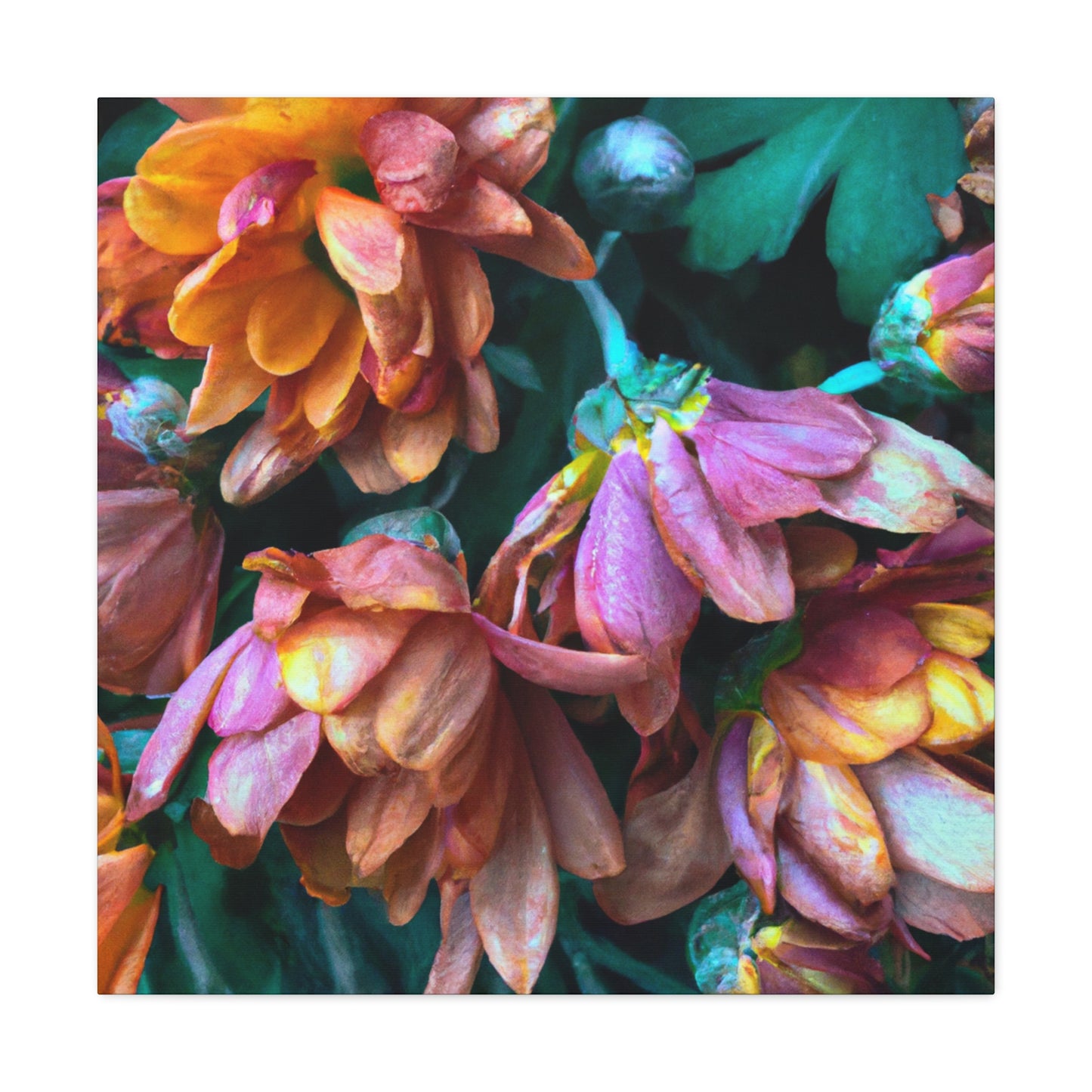 Weeping Reds - Canvas - Floral
