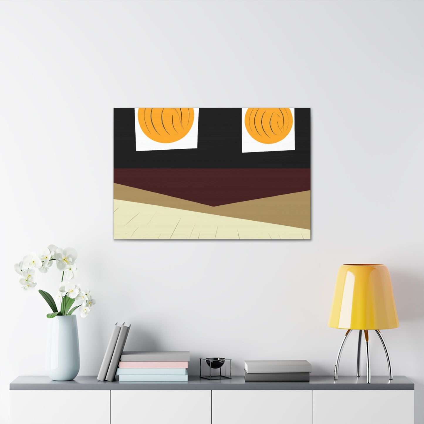 Feathered Phoenix - Midcentury Canvas